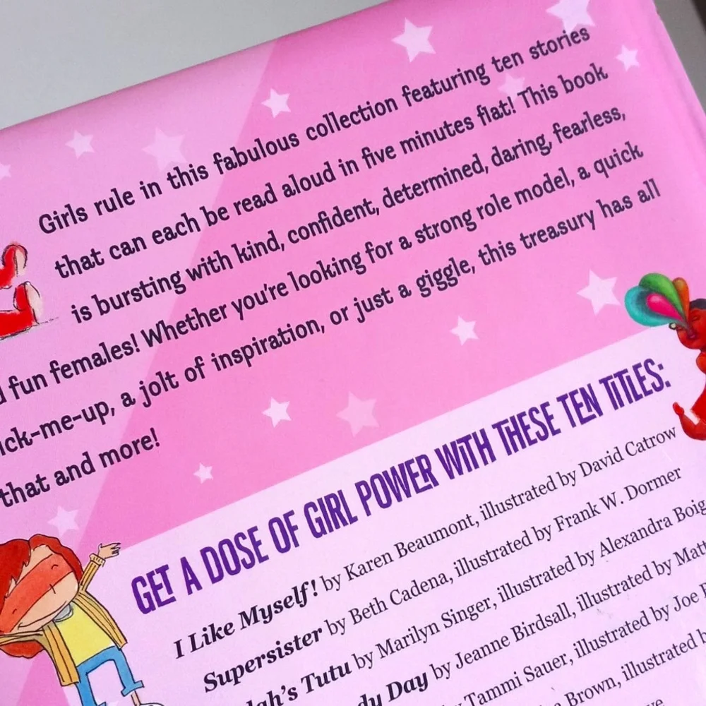 Girl Power 5-Minute Stories 10 Books in 1 Harback Book Inspiration Reading Book